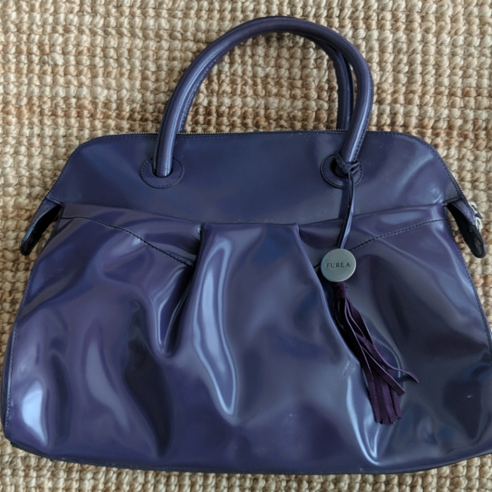 Furla Patent Leather Handbag